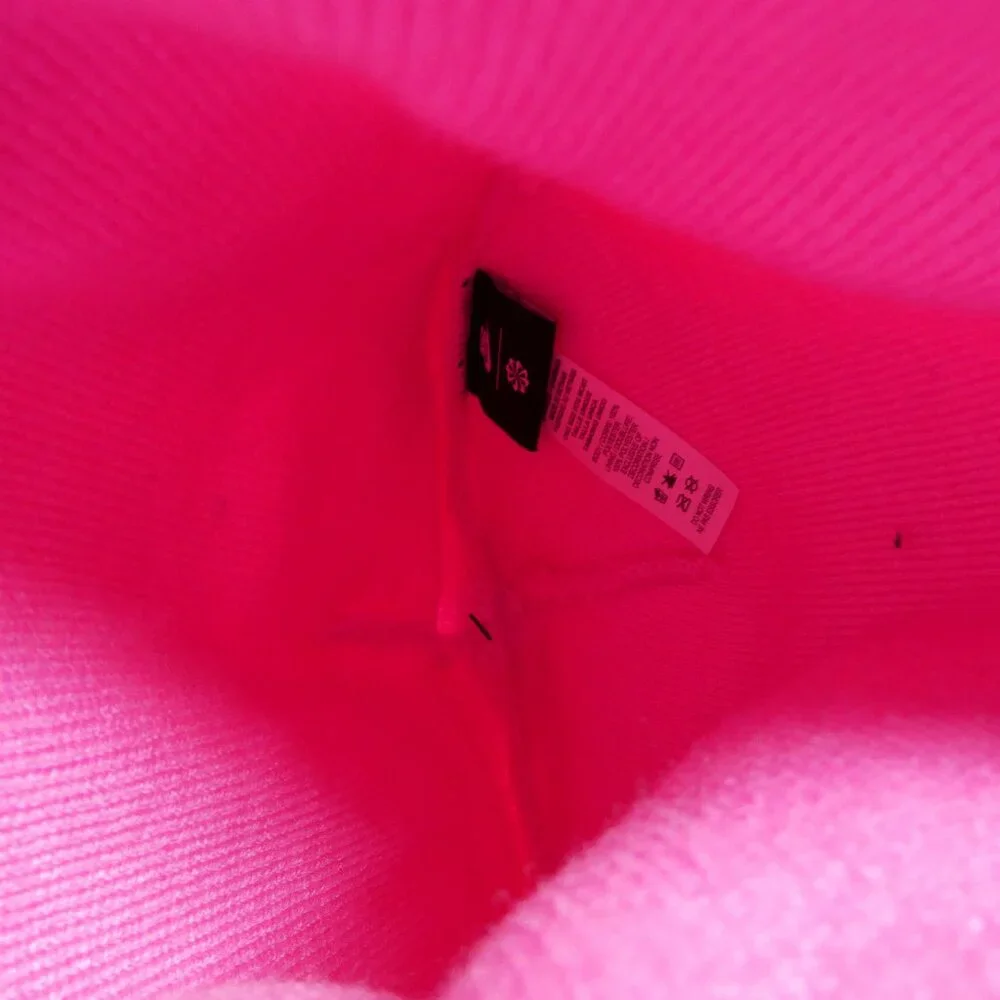 Nike Pink Peak Futura Beanie HF0186-675 One‎ Size Adult Unisex Cuffed Knit Hat